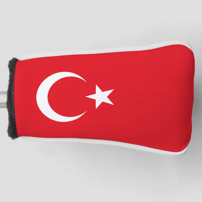 Turkey Flag Golf Head Cover (Front)