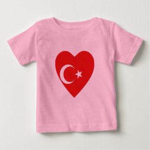 Turkey Flag Heart T-Shirt