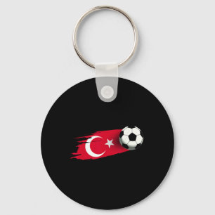 Turkey Flag Jersey Turkish Soccer Team Turkish Key Ring