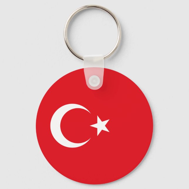 Turkey Flag Key Ring (Front)