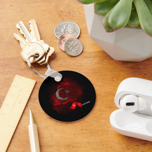 Turkey flag key ring (Desk)