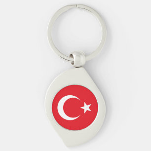 Turkey Flag Key Ring