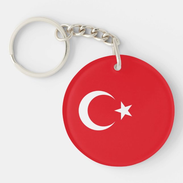 Turkey Flag Key Ring (Front)