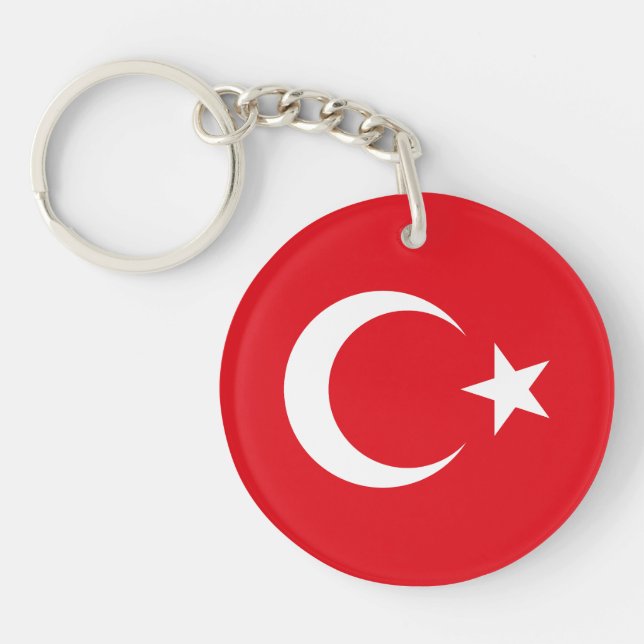 Turkey Flag Key Ring (Front)