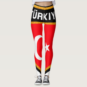 Turkey Flag Leggings