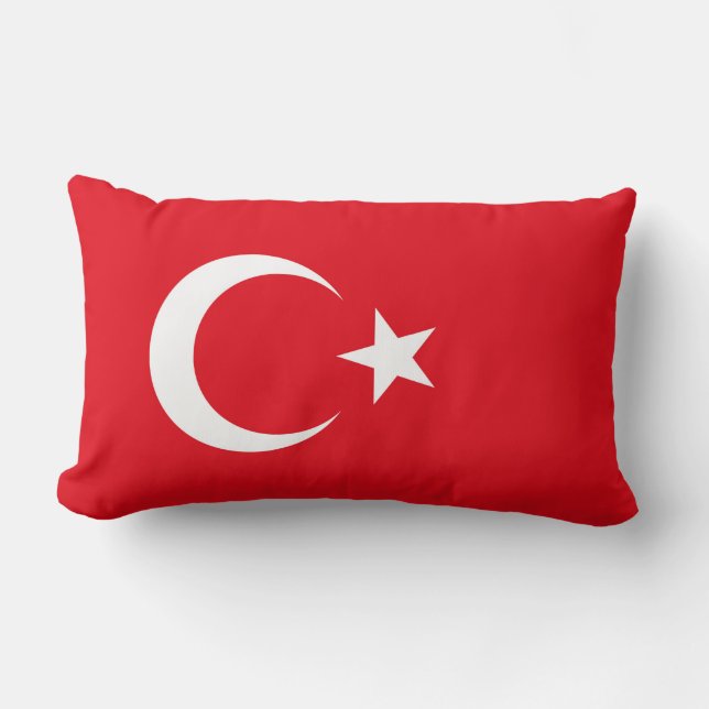 Turkey Flag Lumbar Cushion (Front)