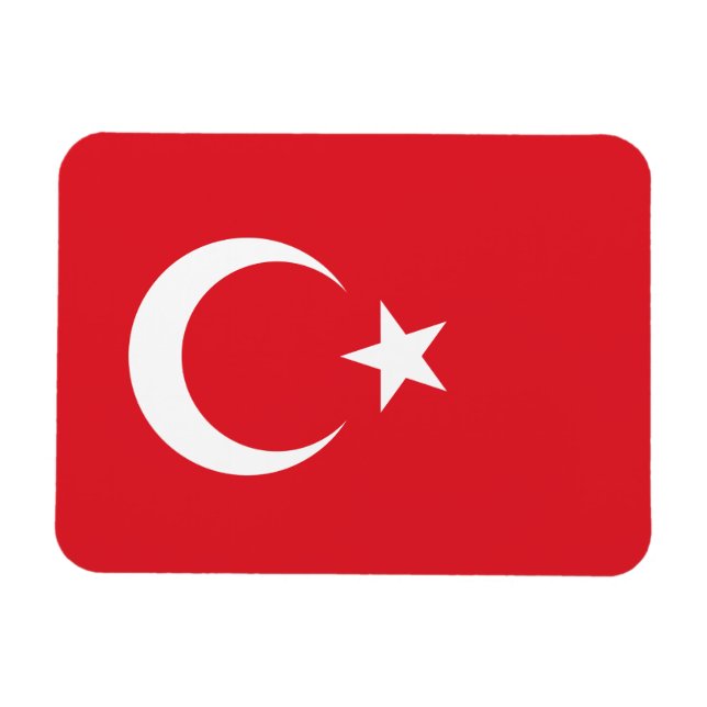 Turkey Flag Magnet (Horizontal)