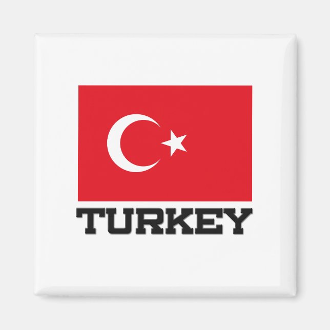 Turkey Flag Magnet (Front)
