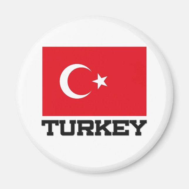 Turkey Flag Magnet (Front)