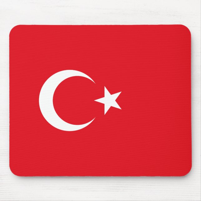 Turkey Flag Mouse Pad (Front)