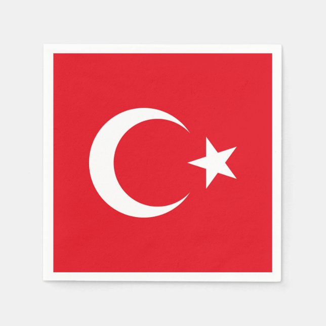 Turkey Flag Napkin (Front)