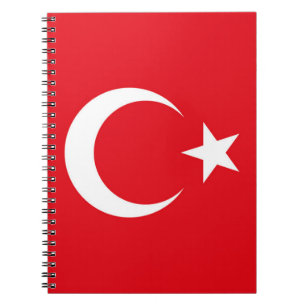 Turkey Flag Notbook Notebook