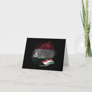 Turkey flag note card