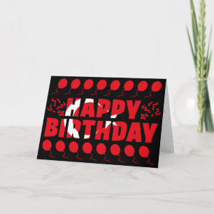 Turkey Flag Patriotic Birthday Card