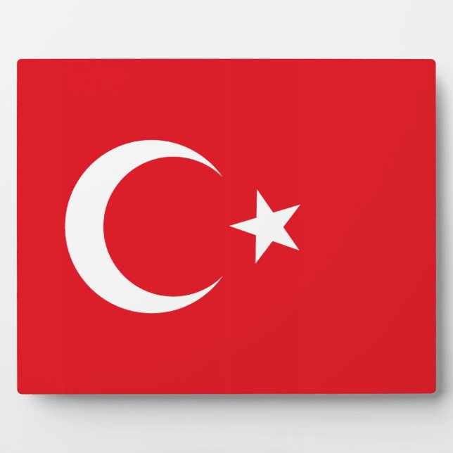 Turkey Flag Plaque (Front)