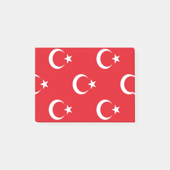 Turkey Flag Post-it Notes (Front)