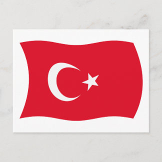 Turkey Flag Postcard