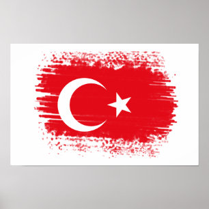 Turkey flag  poster