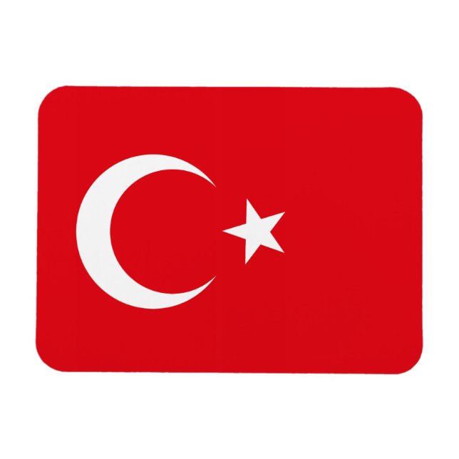 Turkey Flag Premium Magnet (Horizontal)