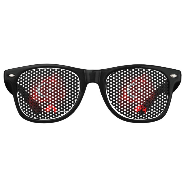 Turkey flag retro sunglasses (Front)