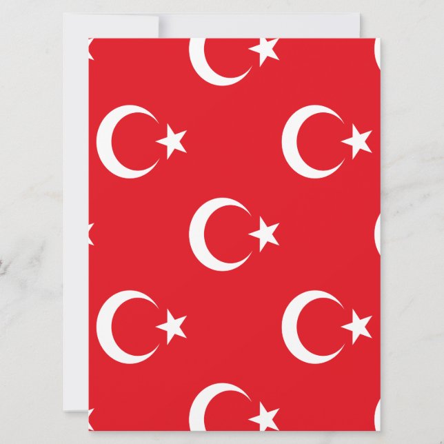 Turkey Flag Save The Date (Front)