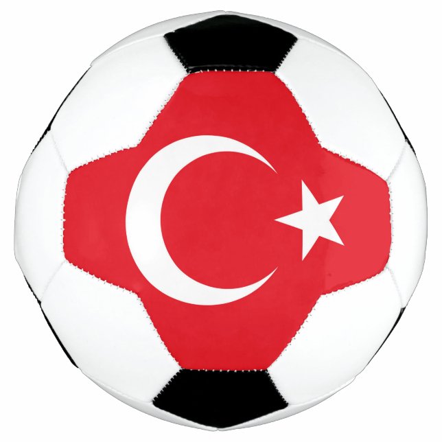 Turkey Flag Soccer Ball (Front)