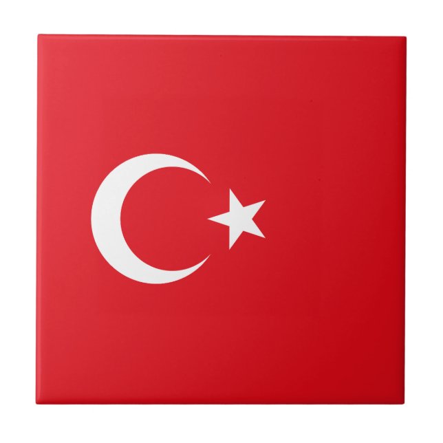 Turkey Flag Tile (Front)