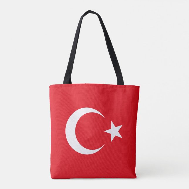 Turkey Flag Tote Bag (Back)