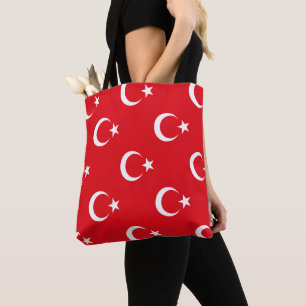 Turkey Flag Tote Bag