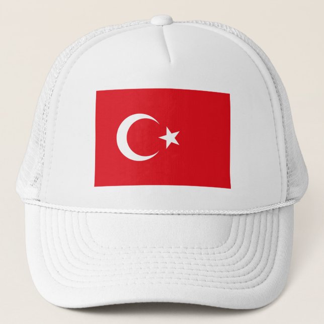 Turkey Flag Trucker Hat (Front)