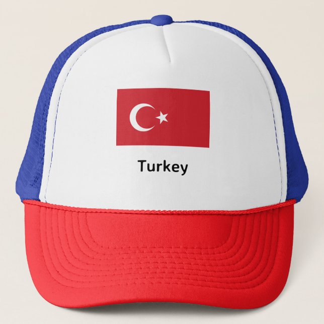 Turkey Flag Trucker Hat (Front)