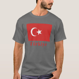 Turkey Flag with Name in Turkish T-Shirt
