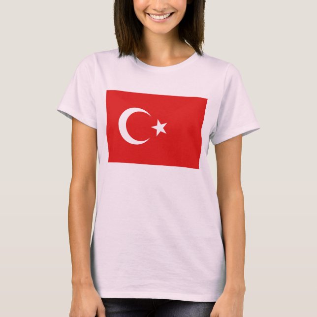 Turkey Flag x Map T-Shirt (Front)