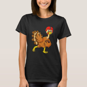 Turkey Football Player Thanksgiving 2022 Boys Girl T-Shirt