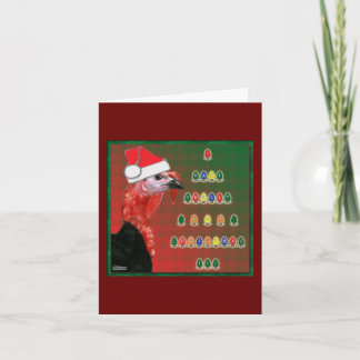 Turkey For Christmas Holiday Card