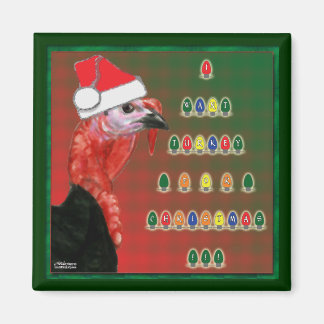 Turkey For Christmas Magnet