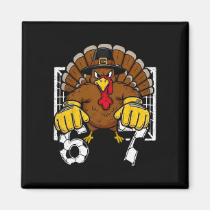 Turkey Goalie Soccer 67 Six Seven 6 7 Thanksgiving Magnet