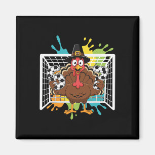 Turkey Goalie Soccer 67 Six Seven Boys Men Thanksg Magnet