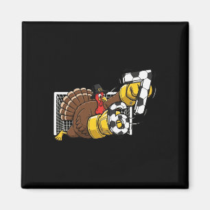 Turkey Goalie Soccer 67 Six Seven Boys Thanksgivin Magnet