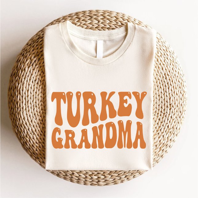 Turkey Grandma Modern Elegant Thanksgiving Sweatshirt (Turkey Grandma Modern Elegant Thanksgiving Sweatshirt)