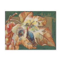 Turkey Grapes Windmill Fall Leaf