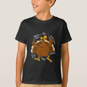 Turkey Gravy Beans And Rolls Cerole Funny Thanksgi T-Shirt
