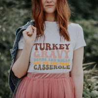 Turkey Gravy Beans And Rolls Fall Thanksgiving 