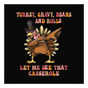 Turkey Gravy Beans And Rolls Let Me Photo Print