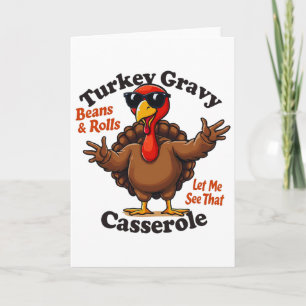 Turkey Gravy Beans And Rolls Let Me See That Cerol Card