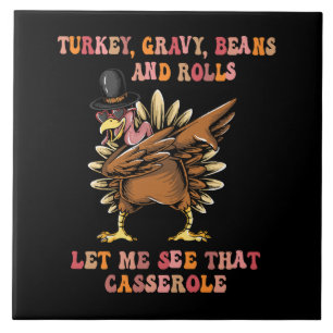 Turkey Gravy Beans And Rolls Let Me  Tile