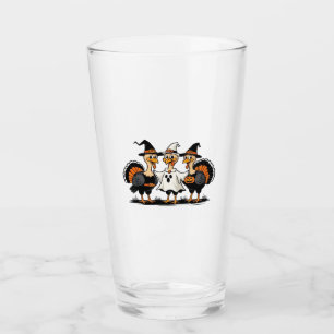 Turkey Halloween Boo, Thanksgiving Turkey, Spooky Glass