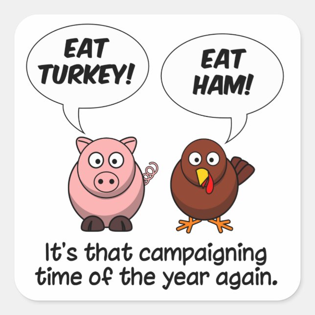 Turkey & Ham stickers (Front)