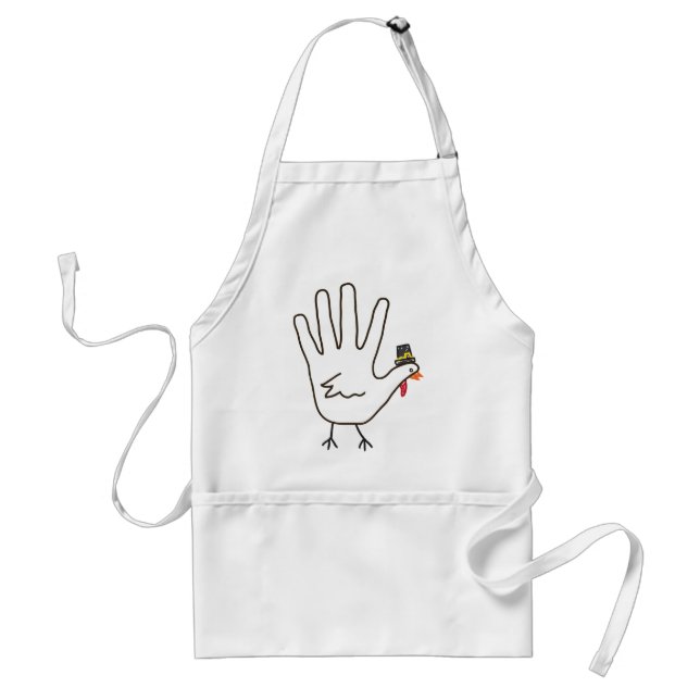 turkey hand standard apron (Front)
