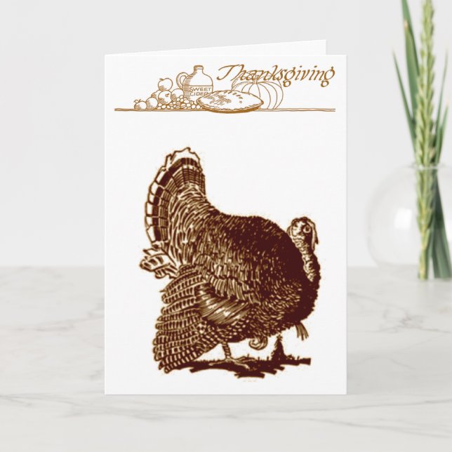 Turkey Holiday Card (Front)